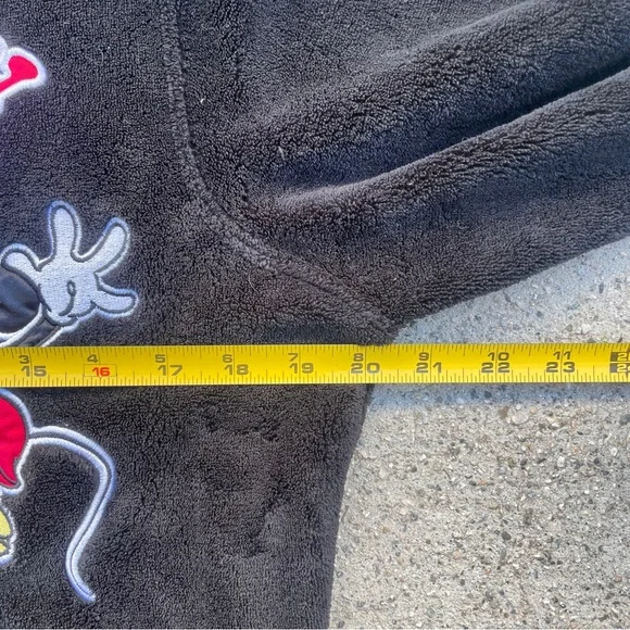 Mickey Mouse Black Full Zip Hoodie Women’s Size Medium - Picture 3 of 5